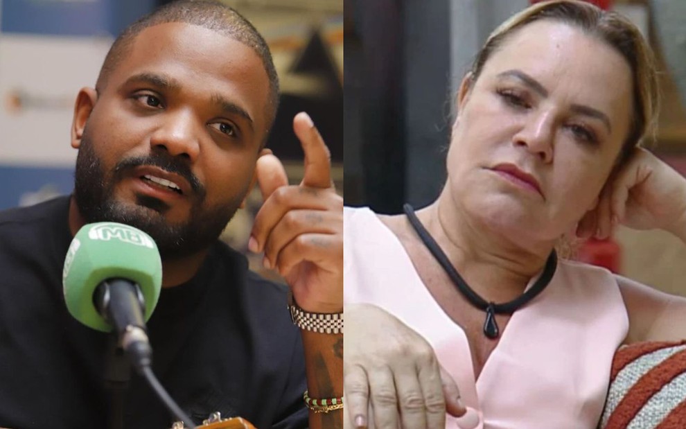 Na montagem estão: Arlindinho Neto (à esquerda) e Flor Fernandez (à direita)