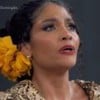 Barbara Reis se apresenta ao som do flamenco no Domingão