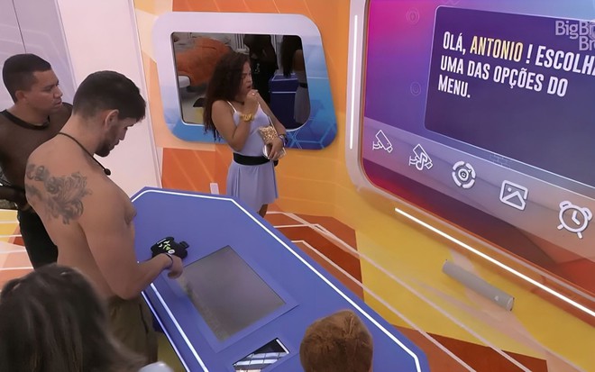 Bruno Gaga e Antonio Cara de Sapato na Central do Líder no BBB 22