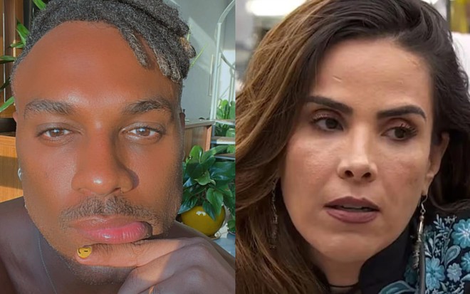 Montagem com uma foto de Fred Nicácio e outra de Wanessa Camargo