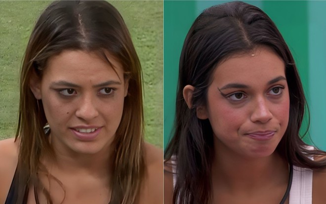 Montagem de Beatriz e Alane no BBB 24