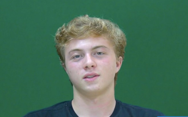 Benício Huck em depoimento no Domingão