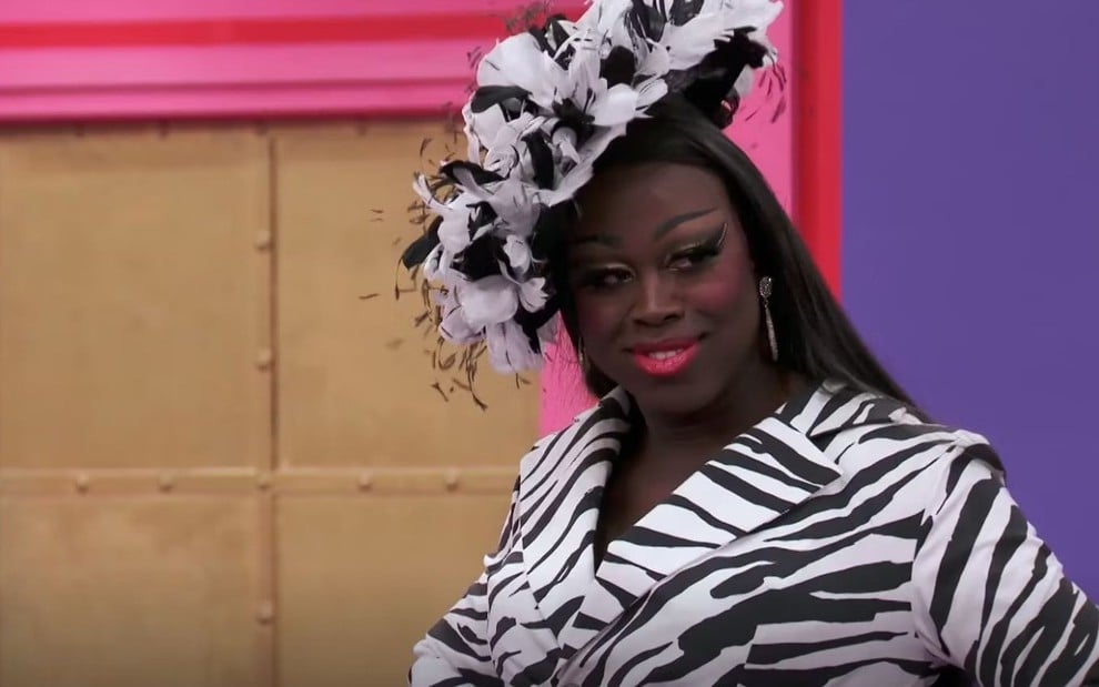 Bob The Drag Queen na primeira temporada do reality Rupaul's Secret Celebrity Drag Race