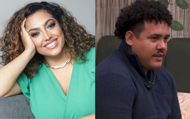 Camila Moura, à esquerda, e Lucas Henrique Ferreira, à direita