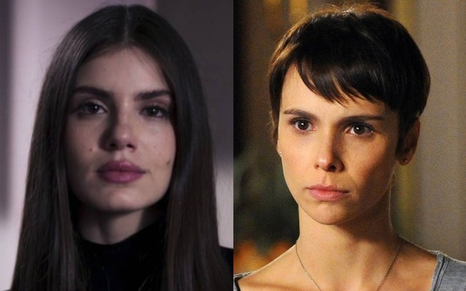 Na montagem estão Camila Queiroz, em Verdades Secretas 2 (à esquerda); e Débora Falabella, em Avenida Brasil (à direita)