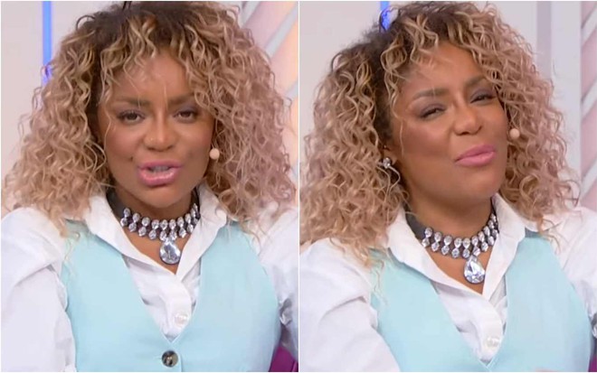 Montagem de fotos de Cariúcha no SBT