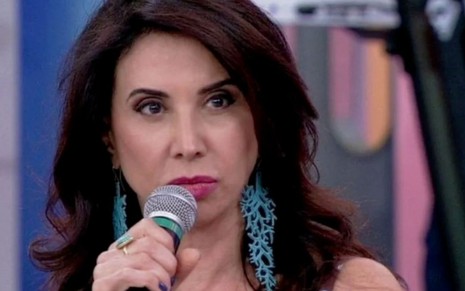 A atriz Claudia Alencar no Encontro com a Globo