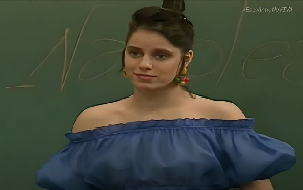 Claudia Mauro como Capitu na Escolinha do Professor Raimundo (1990-2001)
