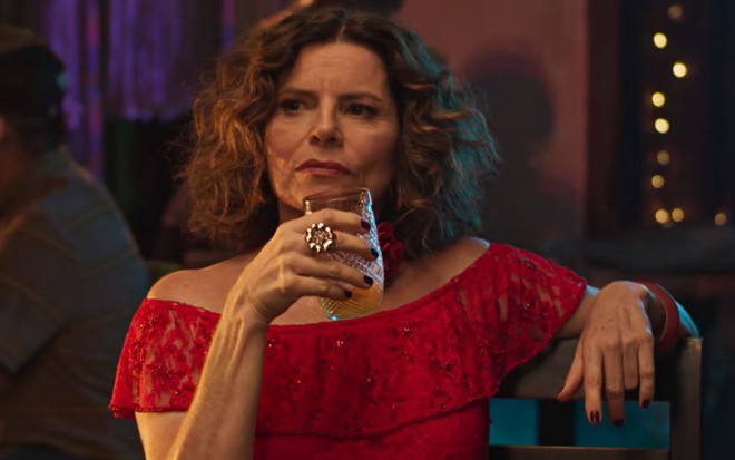 Deborah Bloch em cena da novela No Rancho Fundo