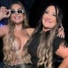 Deolane e Solange Bezerra sorridentes em foto