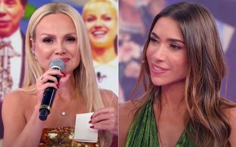 Eliana e Patricia Abravanel no Programa Silvio Santos