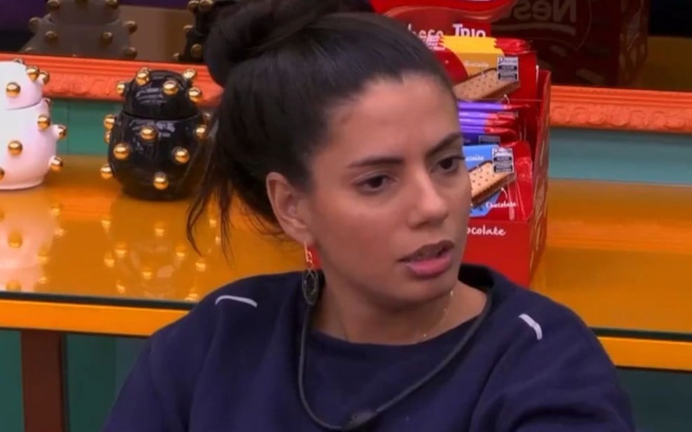 Fernanda Bande durante o BBB 24