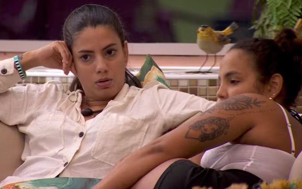 Fernanda Bande e Giovanna Pitel no BBB 24