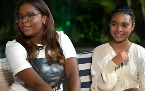 Maria e Laura Matta, filhas de Gloria, em entrevista ao Fantástico em fevereiro de 2023