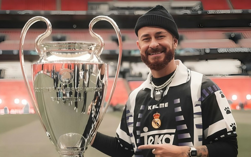 Fred Bruno na final da Champions League