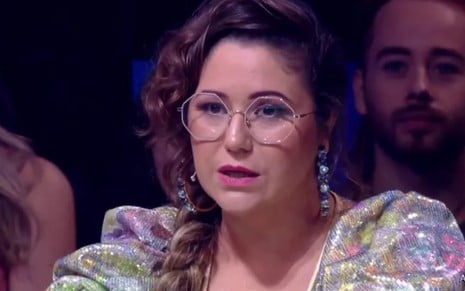 A cantora Maria Rita como jurada do Popstar, na Globo