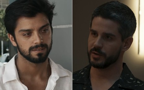 Venãncio (Rodrigo Simas) e Eriberto (Pedro Neschling) em cenas de Renascer