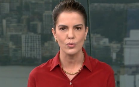 A jornalista Mariana Gross no RJ 1 desta quinta (3)