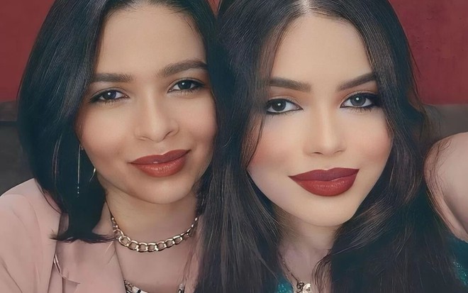 Inês Oliveira está abraçada com sua filha, Jéssica Vitória Canedo