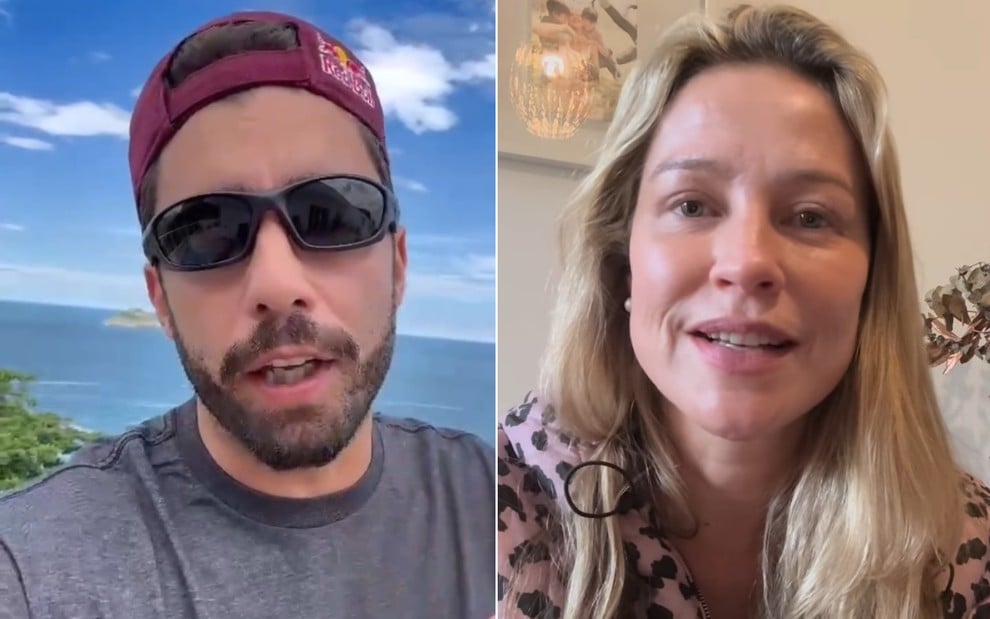 Pedro Scooby e Luana Piovani em vídeos no Instagram