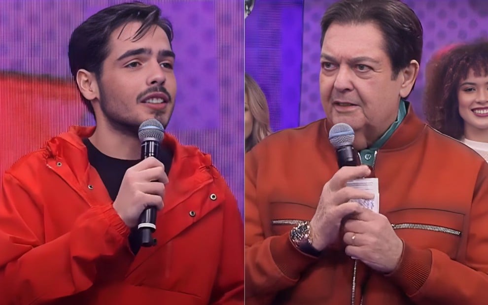 João Silva e Fausto Silva no Faustão na Band (2022-2023)