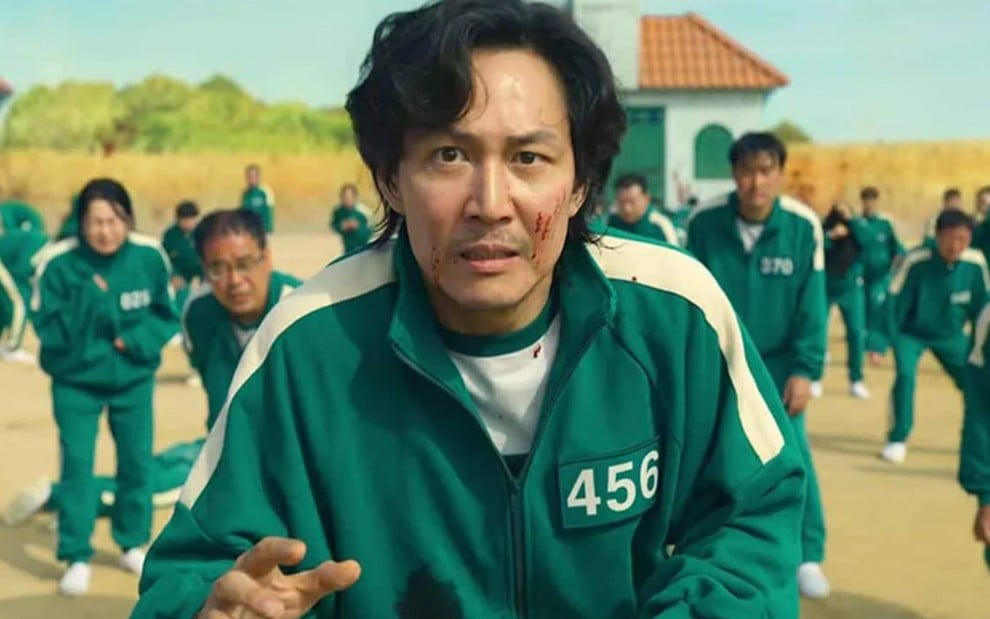 O ator Lee Jung-jae como GI-Hun em Round 6