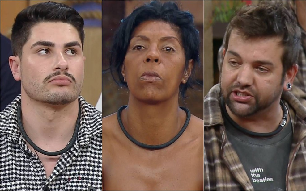 Lucas Souza, Marcia Fu e Sander Mecca estão na roça oficial de A Fazenda 15  - Realities