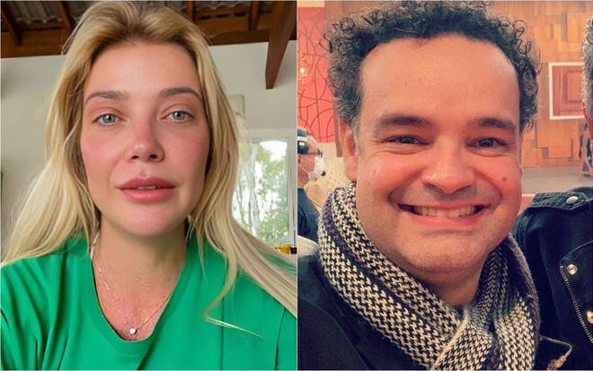 Fotos de Luiza Possi e Ivan Teixeira