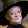 Maggie Smith sorri em cena de Harry Potter