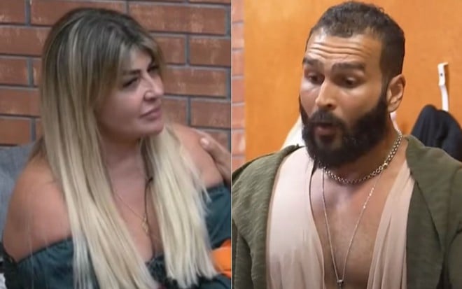 Márcia Barroz e Brenno Pavarini em A Grande Conquista 2