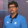 Marco Freitas, comentarista do SporTV, está sério