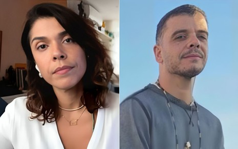 Montagem com Maria Carol e João Rebello