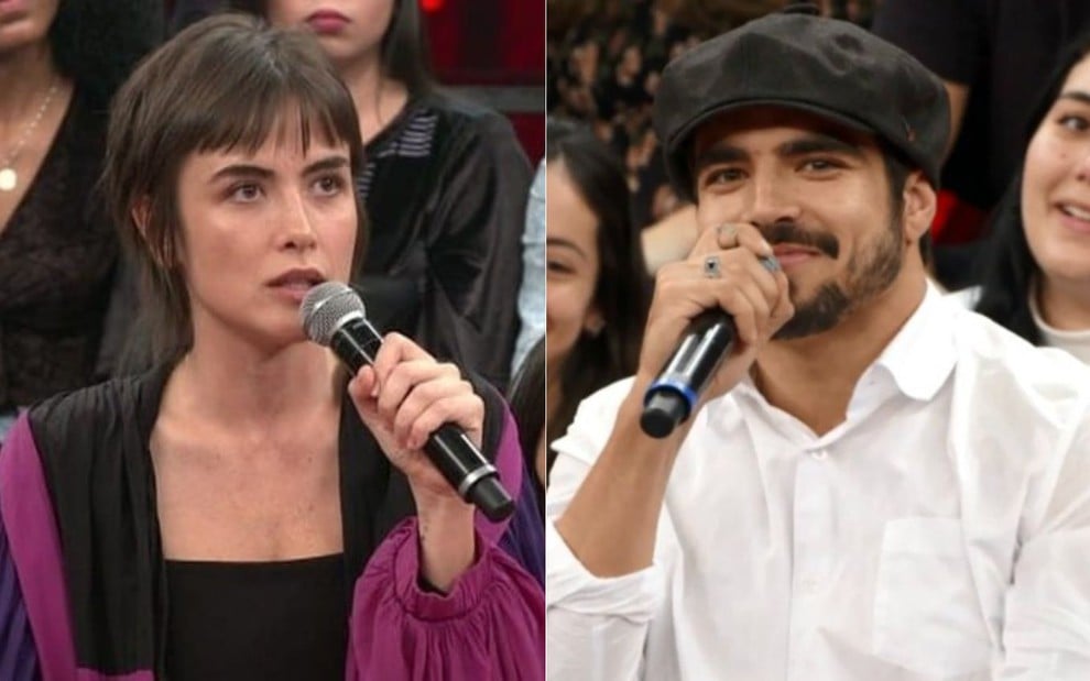 Maria Casadevall e Caio Castro no Altas Horas