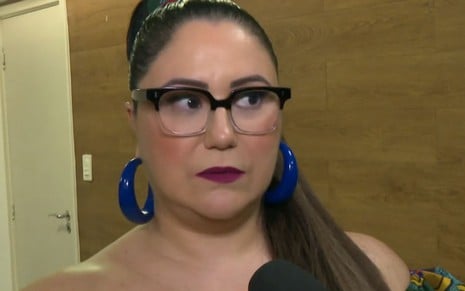 A cantora Maria Rita em entrevista ao RJ 2, da Globo