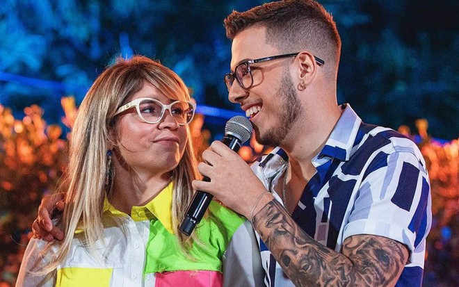 Foto de Marília Mendonça e João Gustavo