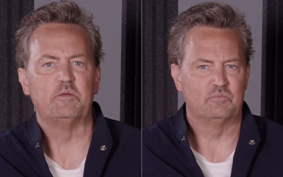 Matthew Perry em vídeo publicado no Instagram