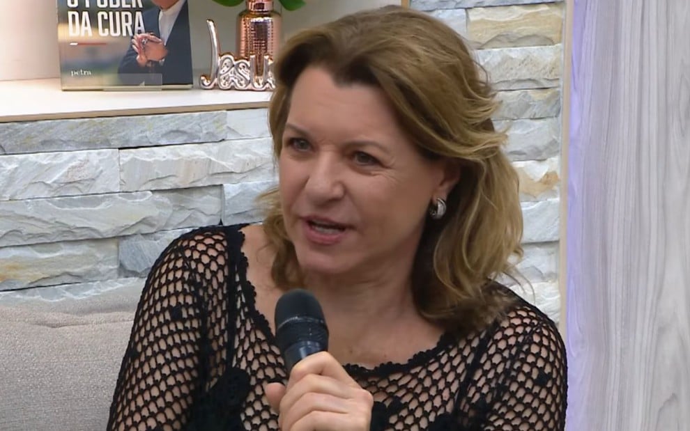 Olga Bongiovanni em programa na TV Evangelizar