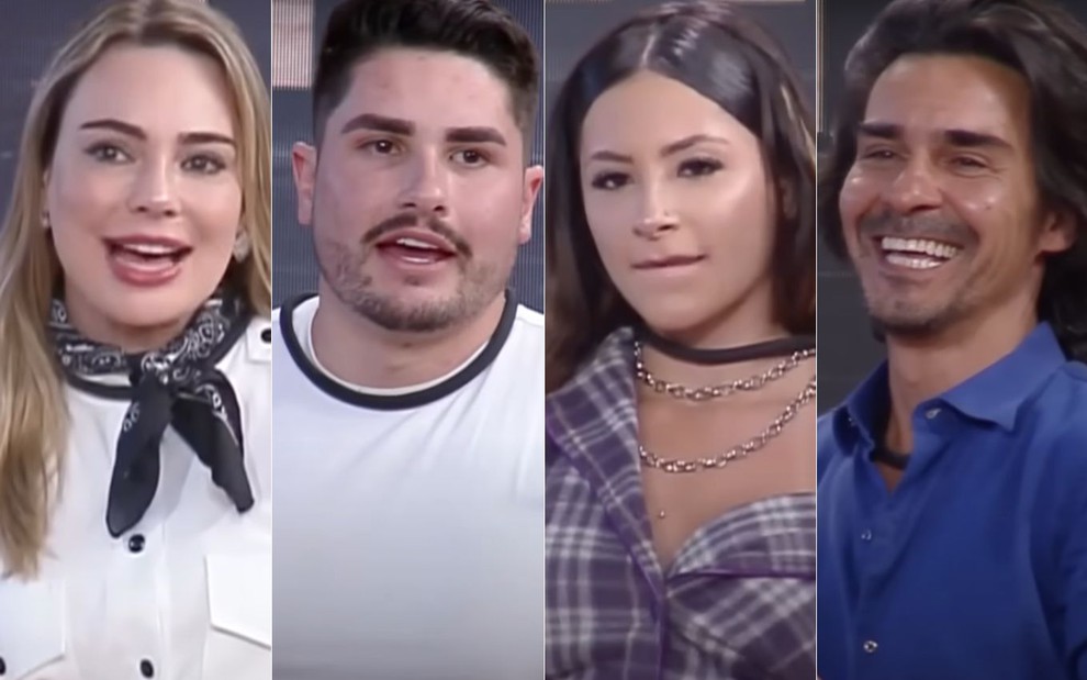 A Fazenda 15: Rachel Sheherazade, Lucas Souza, Nathalia Valente e André  Gonçalves estão na 1° roça da edição