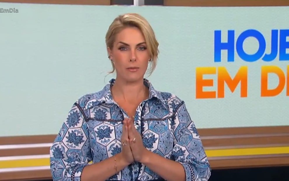 Ana Hickmann no Hoje Em Dia - Foto: Reprodução