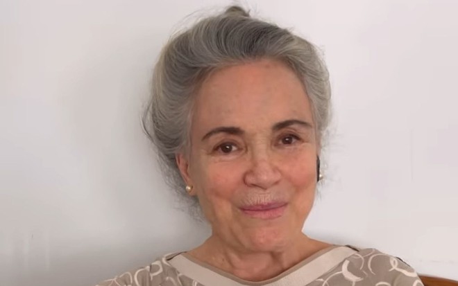 Regina Duarte em vídeo publicado no Instagram