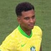 Rodrygo em amistoso da Seleção Brasileira