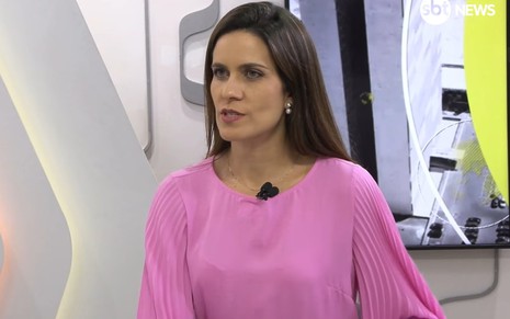 Débora Bergamasco no Perspectivas, programa que ela apresenta no YouTube do SBT News