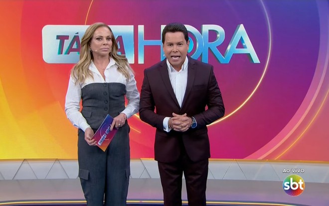 Christina Rocha e Marcão do Povo à frente do Tá na Hora