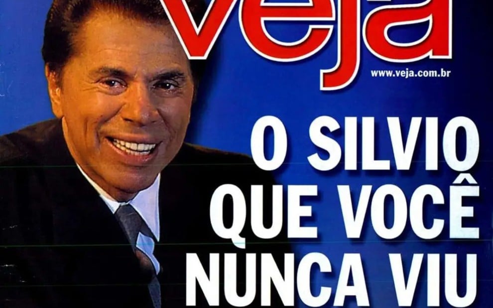 Capa da revista Veja de 2000 assinada por Ricardo Valladares, que escreve biografia de Silvio Santos