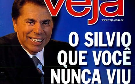 Capa da revista Veja de 2000 assinada por Ricardo Valladares, que escreve biografia de Silvio Santos