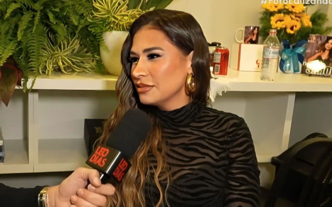 Simone Mendes em entrevista ao SBT