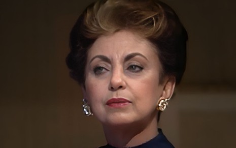 Beatriz Segall (1926-2018) em cena como Odete Roitman na novela Vale Tudo