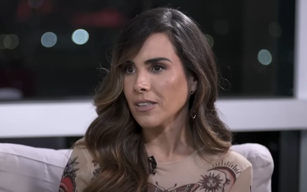 Wanessa Camargo em entrevista ao Fantástico, da Globo