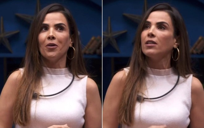Imagens de Wanessa Camargo na sala do BBB 24