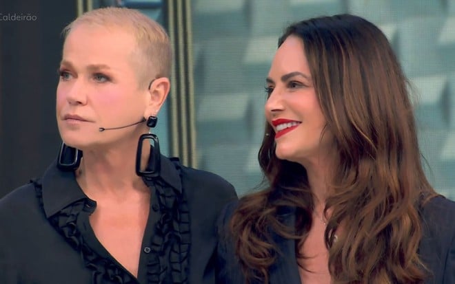 Xuxa Meneghel e Luiza Brunet participam de quadro especial no Caldeirão com Mion, na Globo